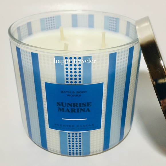 SUNRISE MARINA 3 Wick Candle - Picture 2 of 3